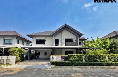 ขายขาดทุนกว่าล้าน! บ้านเดี่ยVenue Flow แจ้งวัฒนะ หลังใหญ่ 73 ตร.ว. ตำแหน่ง Rare Item วิวสวนส่วนกลางหน้าบ้าน (ไม่ชนใคร) 5 นอน สภาพใหม่พร้อมอยู่