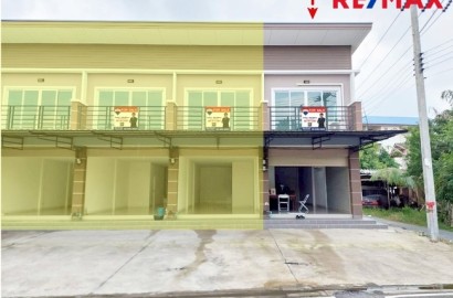 ขายตึกแถว 2 ชั้น เมืองนครปฐม ใกล้สำนักงานประกันสังคม สภาพใหม่