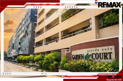ขายคอนโด การ์เด้น คอร์ท (บ้านรวงข้าว4) ราษฎร์บูรณะ ห้องใหญ่ 82 ตรม 2 bed ขายเพียง 2.49 Mb. ใกล้ทางด่วนพระราม 3 เข้าเมืองไม่เกิน 15 นาที