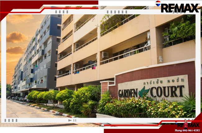 ขายคอนโด การ์เด้น คอร์ท (บ้านรวงข้าว4) ราษฎร์บูรณะ ห้องใหญ่ 82 ตรม 2 bed ขายเพียง 2.49 Mb. ใกล้ทางด่วนพระราม 3 เข้าเมืองไม่เกิน 15 นาที