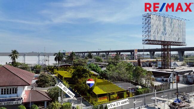 มาใหม่! ที่ดินติดถนนบางนาตราด กม.24 1-0-16 ไร่ (416 ตร.วา) ตรงข้าง โรงพยาบาล ภัทรเวช