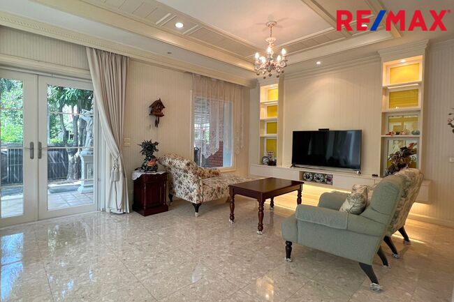 ขายบ้านเดี่ยว ลัดดารมย์ อิลิแกนซ์ พระราม 5-2 หลังริม Private ที่ดินใหญ่ 189.3 ตรว.